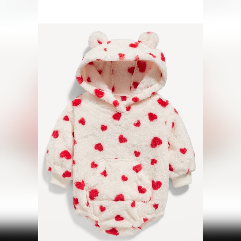 NWT Unisex hooded critter baby onesie